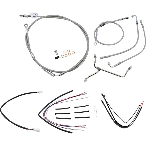 Control Kit Ss 14 Gor Flh - Kabel Kit 14 Braided Edelstahl Lenker W/O Abs