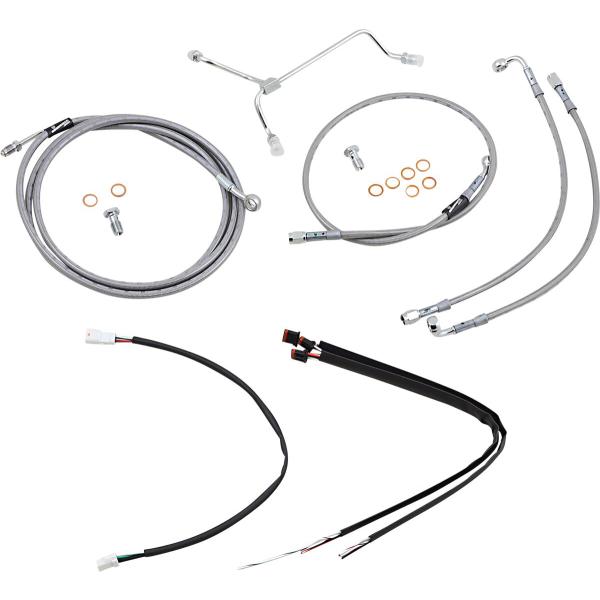 Control Kit Ss 14 Gor Flh - Kabel Kit 14 Braided Edelstahl Lenker W/O Abs