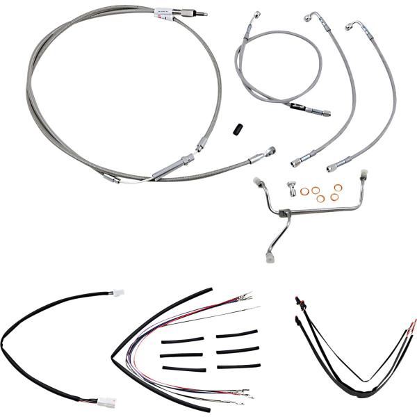 Control Kit Ss 16 Gor Flh - Kabel Kit 16 Braided Edelstahl Lenker W/O Abs