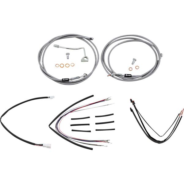 Control Kit Ss 18 Gor Flt - Kabel Kit 18 Braided Edelstahl Lenker W/Abs