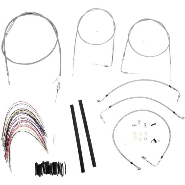 Control Kit Ss 97 Flh 14 - Kabel Kit 14 Braided Edelstahl Lenker W/O Abs