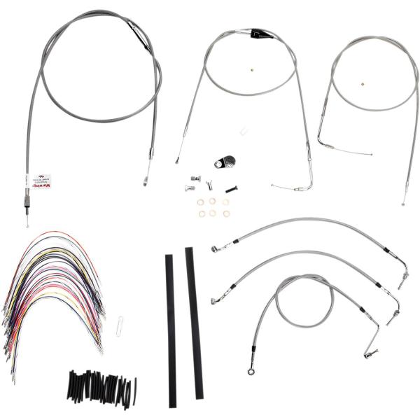 Control Ss 02 Flh Wc 14 - Kabel Kit 14 Braided Edelstahl Lenker W/O Abs