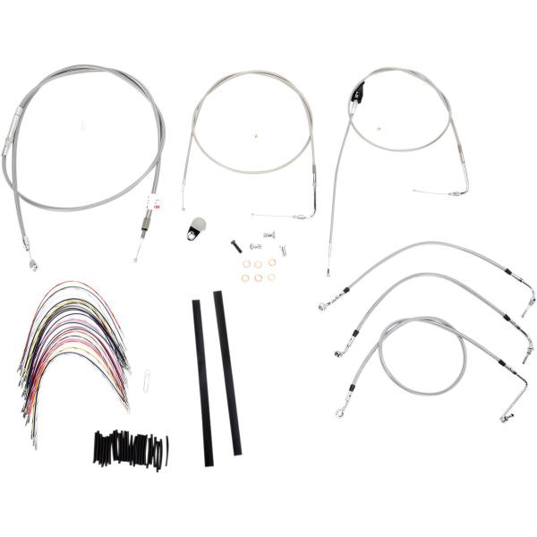 Control Ss 02 Flh Wc 18 - Kabel Kit 18 Braided Edelstahl Lenker W/O Abs