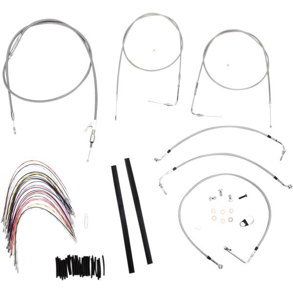 Control Ss 02 Flh Woc 14 - Kabel Kit 14 Braided Edelstahl Lenker W/O Abs