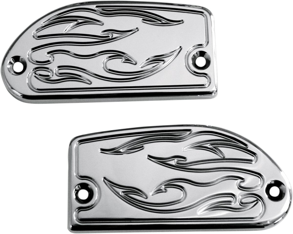 Covers M/Zylinder Yam Flm chrome - Haupt Zylinder Abdeckung Flame Chrome
