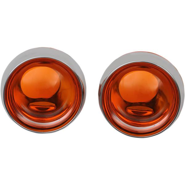 Deep Dish Amb Lenses - Deep Dish Bezels With Amber Lenses