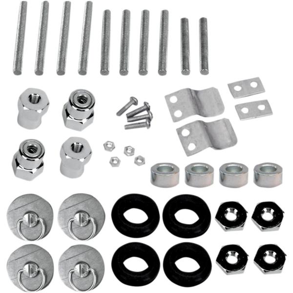 Docking Post Kit Hon/Tri - Fastener S4 Quick-Scheibeonnect Steel silber