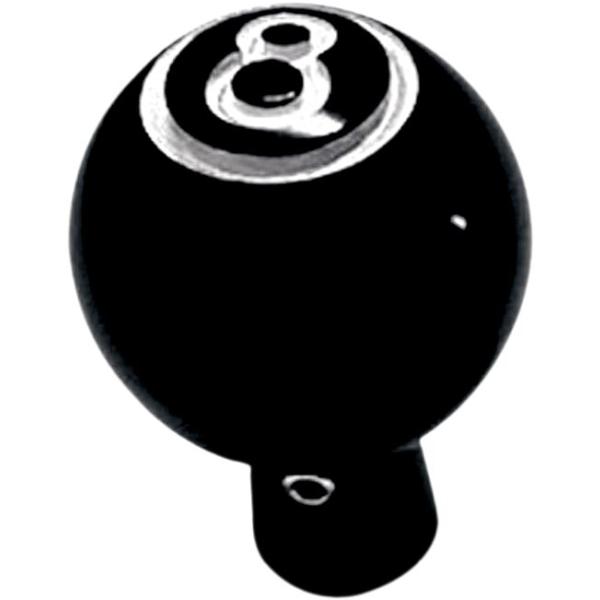 Drosselventil Knob Eight Ball schwarz - Drosselventil Knob Eight-Ball Ersatz schwarz für Cv-Vergaser