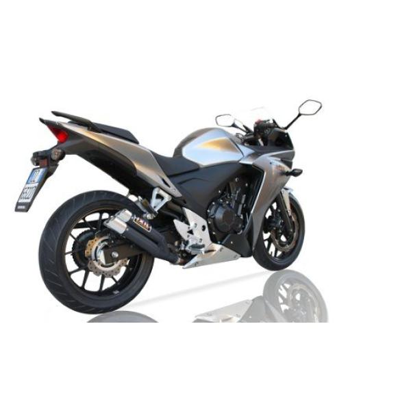 Endschalldämpfer Hyperlow black XL, CBR 500 R 13-15, CB 500 F 13-15, CB 500 X 13-16