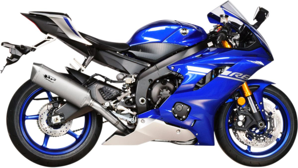 Exh R6 Fs für Tit - Auspuff Full Edelstahl für Schalldämpfer Titanium