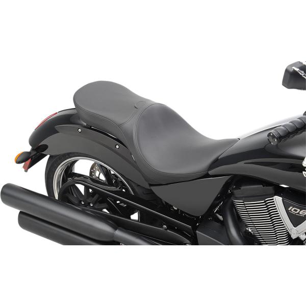 Ez Glide II™ Rückenlehnen-kompatible tiefe Leder-Touring-Sitzbank