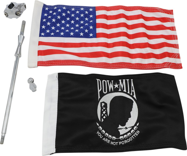 Flag W/1/2&quote; Vertical Mnt - Flag W/1/2&quote; Vertical Mnt