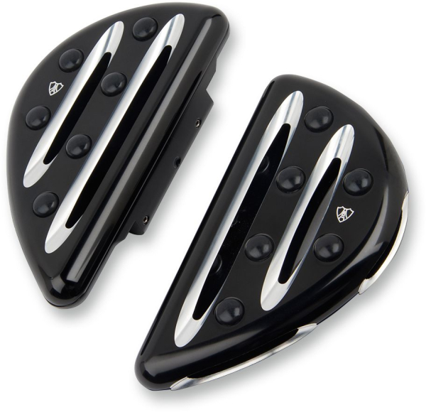 Floorboard D-Cut Pas schwarz - Floorboards Passenger Deep Cut schwarz