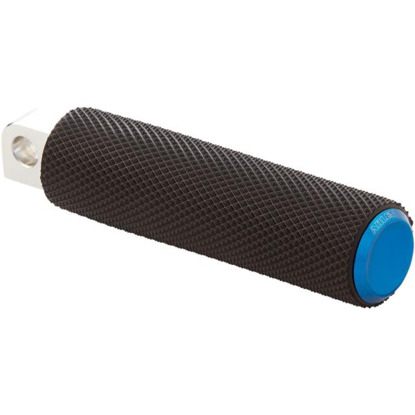 Fußrasten Knurled blau