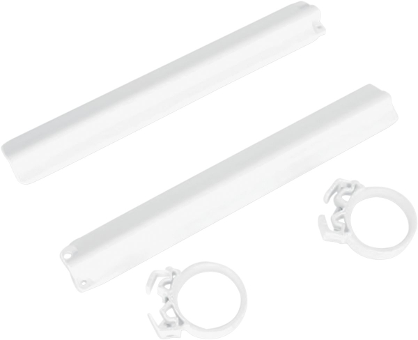 Gabel Sldr Prot Rm 91 Wht - Gabel Slider Protectors Suzuki Rm125/250 White