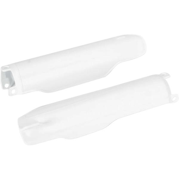 Gabel Sldr Protctrs Cr Wht - Gabel Slider Protectors Honda Cr125/250/500 & Crf250/450r/X White