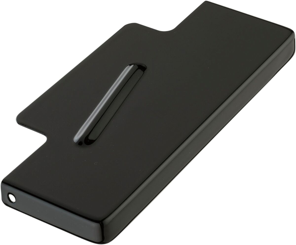 Glänzend schwarze obere Batterieabdeckung