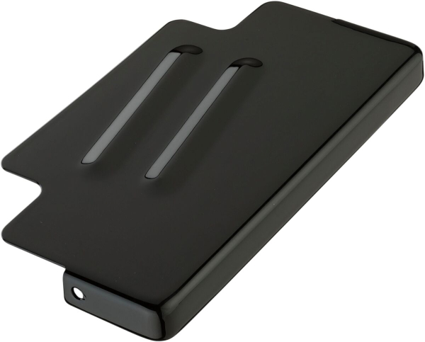 Glänzend schwarze obere Batterieabdeckung