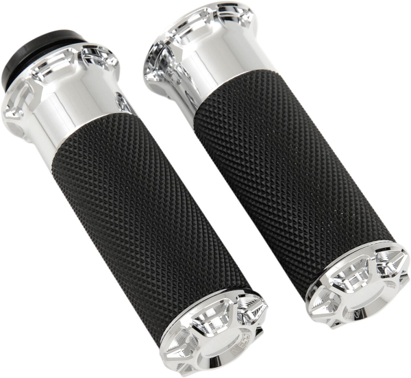 Griffe Bevelled Tbw chrome - Grips Beveled Fusion Drosselventil By Kabel Chrome