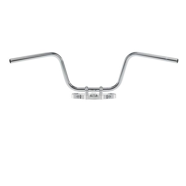 Hbar 1Apehangr Steel chrome - Lenker Apehanger Steel Ø 25.4 Chrome Plated