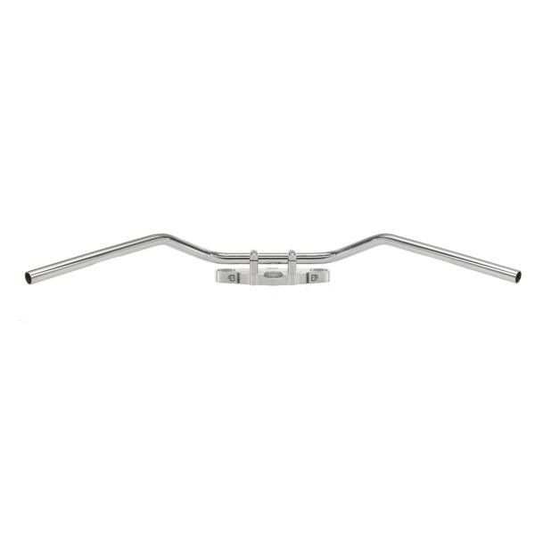 Hbar 1Roads Med Steel chrome - Lenker Roadstar Medium Steel Ø 25.4 Chrome Plated