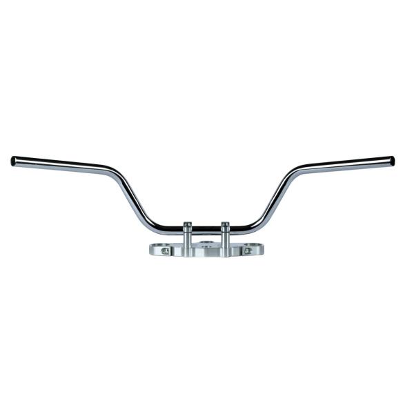 Hbar 22mm Touring Lo Stl chrome - Lenker Touring Low Steel Ø 22 Chrome Plated