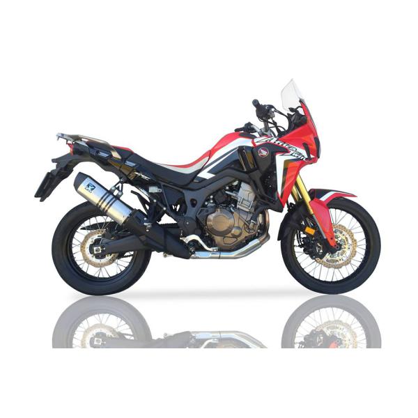 HEXOVAL XTREM Evolution Endschalldämpfer HONDA CRF 1000 L Africa Twin, 16- (Euro4)