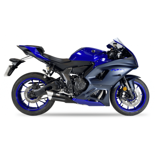 Hyperlow black XL Edelstahl-Komplettanlage für Yamaha YZF-R7 21-