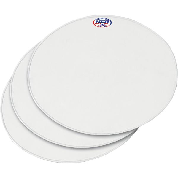 Kit Uni Oval Plate Wh 3pc - Oldtimer Uni Oval Plate (Since 70) White (3-Pack)