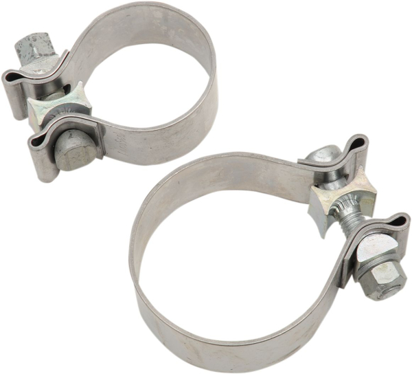 Klemme Auspuff Ss 1.25 W - Klemme Set Ersatz für Milwaukee Eight Oem Or Aftermarket Schalldämpfer