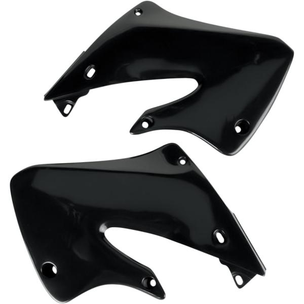 Kühlerabdeckungen Cr250 97-99 schwarz - Kühlerhülse Covers Honda Cr125/250 schwarz