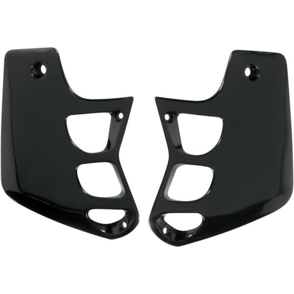 Kühlerabdeckungen Cr500 89-00 schwarz - Kühlerhülse Covers Honda Cr500 schwarz