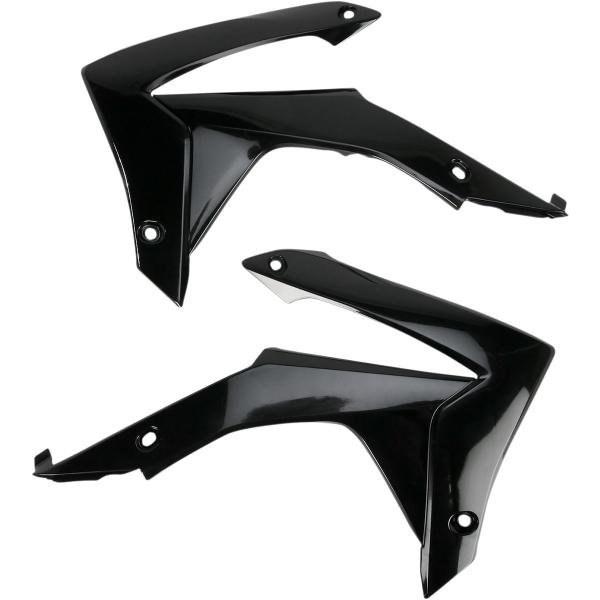 Kühlerabdeckungen Crf450 13 schwarz - Kühlerhülse Covers Honda Crf250/450r schwarz