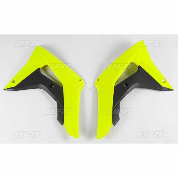 Kühlerabdeckungen Crf450 17-20 Flo Yel - Kühlerhülse Covers Honda Crf450r Fluo gelb