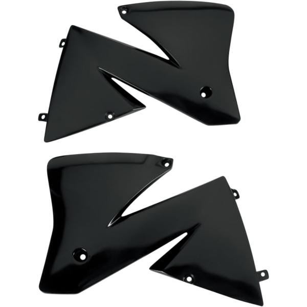 Kühlerabdeckungen Ktm 01 Exc schwarz - Kühlerhülse Covers Ktm 2/4-Stroke (01-02) schwarz