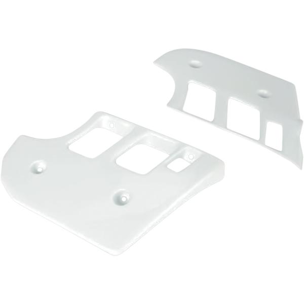 Kühlerabdeckungen Ktm 90-92 White - Kühlerhülse Covers Ktm 125/250/500 (90-92) White