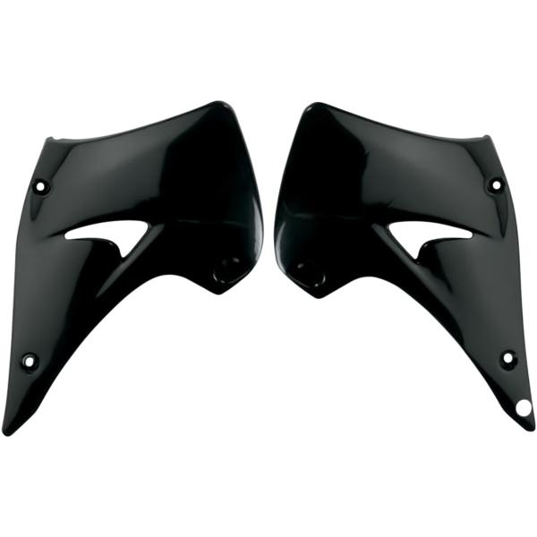 Kühlerabdeckungen Kx 03-08 schwarz - Kühlerhülse Covers Kawasaki Kx125/250 schwarz