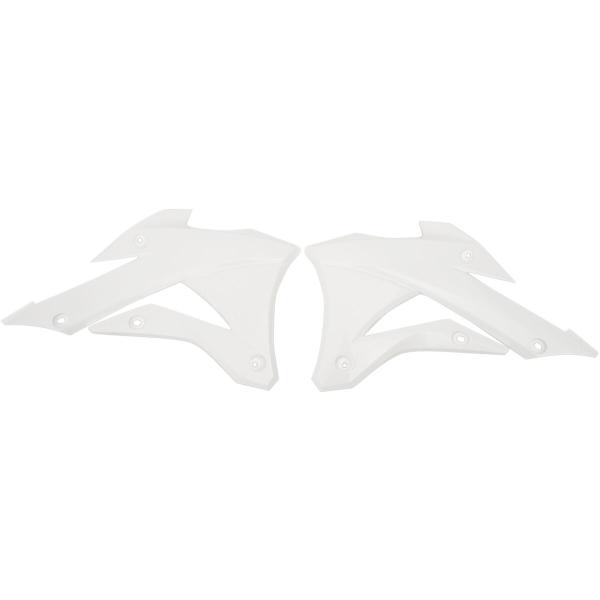 Kühlerabdeckungen Kx85 14-18 Wht - Kühlerhülse Covers Kawasaki Kx85 White