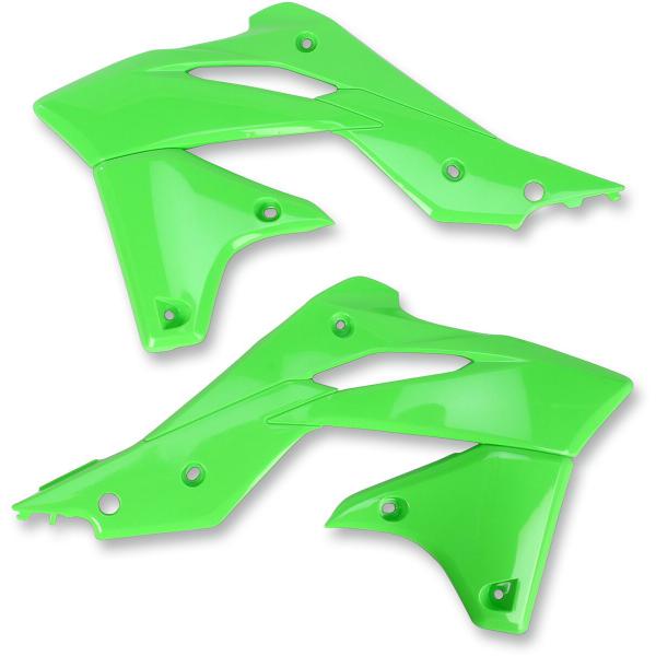 Kühlerabdeckungen Kxf250/450 Gn - Kühlerhülse Covers Kawasaki Kxf250 Kx-grün