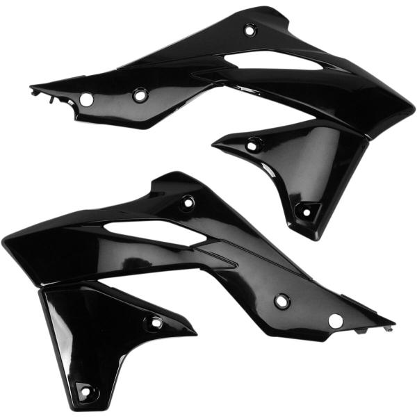 Kühlerabdeckungen Kxf250/450 schwarz - Kühlerhülse Covers Kawasaki Kxf250 schwarz