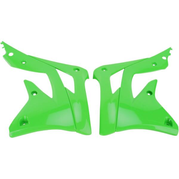 Kühlerabdeckungen Kxf450 12-15 Grn - Kühlerhülse Covers Kawasaki Kxf450 Kx-grün