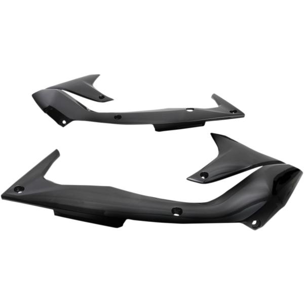 Kühlerabdeckungen Kxf450 16-18 schwarz - Kühlerhülse Covers Kawasaki Kxf450 schwarz