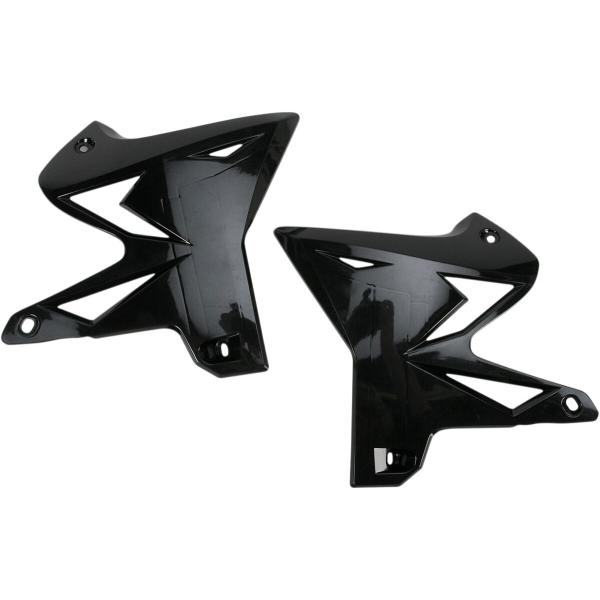 Kühlerabdeckungen Yz02-14 Restyled schwarz - Restyle Kühlerhülse Covers Yamaha Yz125/250 schwarz