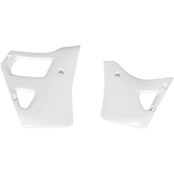 Kühlerabdeckungen Yz125-250 89 Wht - Kühlerhülse Covers Yamaha Yz125/250/360 White