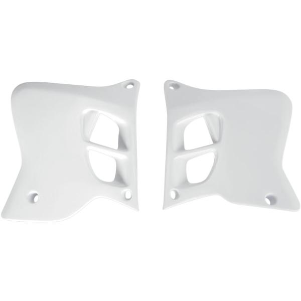 Kühlerabdeckungen Yz125-250 93-5wht - Kühlerhülse Covers Yamaha Yz125/250 White