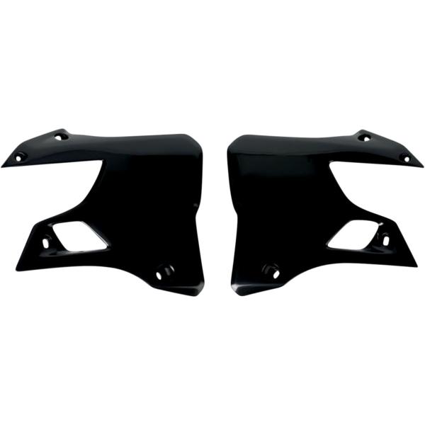 Kühlerabdeckungen Yz125/250 96-01bk - Kühlerhülse Covers Yamaha Yz125/250 schwarz