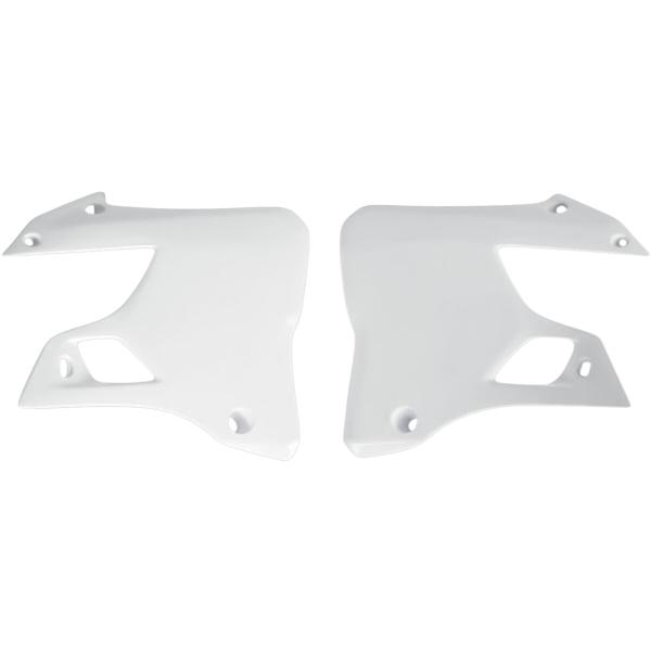 Kühlerabdeckungen Yz125/250 96-01wh - Kühlerhülse Covers Yamaha Yz125/250 White