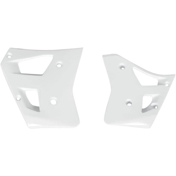 Kühlerabdeckungen Yz250 90-92 White - Kühlerhülse Covers Yamaha Yz250 White