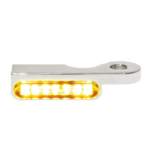 LED Armaturen Blinker DYNA Modelle 96-, silber