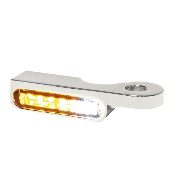 LED Armaturen Blinker-Positionslicht-Kombination SOFTAIL Modelle -14, silber